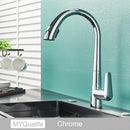 DecorBites™ Black Kitchen Faucet Single Handle Pull Out Hot Cold Water Mixer Tap