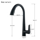 DecorBites™ Black Kitchen Faucet Single Handle Pull Out Hot Cold Water Mixer Tap