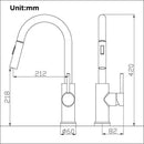 DecorBites™ Black Kitchen Faucet Touch Sensor Mixer Tap