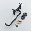 DecorBites™ Black Kitchen Faucet: Wall Mounted Swivel Mixer Tap for Bath Sink