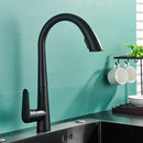 DecorBites™ Black Kitchen Faucet with Pull Out Sprayer and Single Lever Control