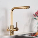DecorBites™ Black Kitchen Faucet with Rotatable Water Purification Feature