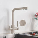 DecorBites™ Black Kitchen Faucet with Rotatable Water Purification Feature