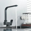 DecorBites™ Black Kitchen Rotating Faucet | Foldable Single Handle Mixer Faucet