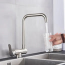 DecorBites™ Black Kitchen Rotating Faucet | Foldable Single Handle Mixer Faucet