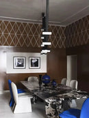 DecorBites™ Black Leather Pendant Light for Dining Room Home Decor