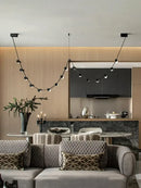 DecorBites™ Black Leather Pendant Light for Dining Room Home Decor