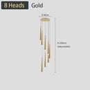 DecorBites™ Black LED Ceiling Chandelier: Stylish Staircase Lighting for Home Decor & Living Room