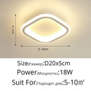 DecorBites™ Black Led Ceiling Light for Home Entryway - Modern Balcony Indoor Lamp