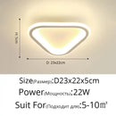 DecorBites™ Black Led Ceiling Light for Home Entryway - Modern Balcony Indoor Lamp