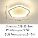DecorBites™ Black Led Ceiling Light for Home Entryway - Modern Balcony Indoor Lamp