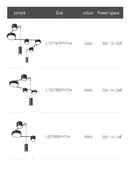 DecorBites™ Black LED Chandeliers for Living Dining Bedroom Hall Kitchen: Modern, Simple Indoor Lighting