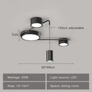 DecorBites™ Black LED Chandeliers for Living Dining Bedroom Hall Kitchen: Modern, Simple Indoor Lighting