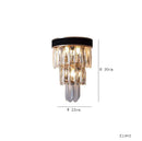 Modern dark bronze led crystal chandelier dining room luxury design