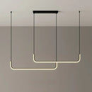 DecorBites™ Black LED Pendant Chandelier for Dining Room Kitchen Bar Decor