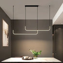 DecorBites™ Black LED Pendant Chandelier for Dining Room Kitchen Bar Decor