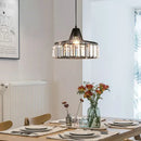DecorBites™ Black LED Pendant Chandelier for Kitchen Dining Room, Modern Nordic Design