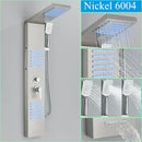 DecorBites™ Black LED Shower Faucet Panel with Waterfall Rain System & Massage Spa Spout