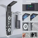 DecorBites™ Black LED Shower Faucet SPA Massage Jet Rain Panel Bidet Sprayer Tap