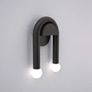 DecorBites™ Black LED Wall Lamp: Modern Nordic Indoor Sconces for Living Bedroom Bathroom