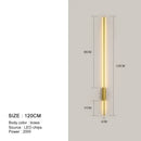 DecorBites™ Black LED Wall Lights - Modern Straight Line for Bedroom, Living Room, Kitchen Décor