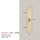 DecorBites™ Black LED Wall Lights - Modern Straight Line for Bedroom, Living Room, Kitchen Décor