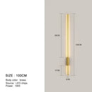 DecorBites™ Black LED Wall Lights - Modern Straight Line for Bedroom, Living Room, Kitchen Décor