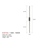 DecorBites™ Black LED Wall Lights - Modern Straight Line for Bedroom, Living Room, Kitchen Décor