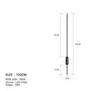 DecorBites™ Black LED Wall Lights - Modern Straight Line for Bedroom, Living Room, Kitchen Décor
