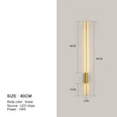 DecorBites™ Black LED Wall Lights - Modern Straight Line for Bedroom, Living Room, Kitchen Décor