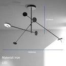 DecorBites™ Black LED Wall Reading Light for Bed Bedroom Living Room Office