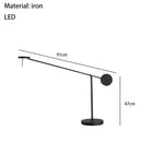 DecorBites™ Black LED Wall Reading Light for Bed Bedroom Living Room Office