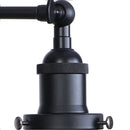 DecorBites™ Black LED Wall Sconce 2-Head Lamp for Bedroom Bathroom Mirror