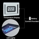 Modern black led waterfall rain shower panel with massage jets bathroom