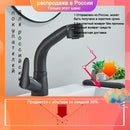 DecorBites™ Black Lift Basin Faucet with Pull Out Sprayer for Bathroom Sink - Dual Nozzle