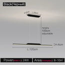 DecorBites™ Black Line Chandelier: Elegant Salon Design, Luxury Lighting for Home and Restaurant