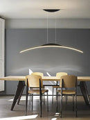 DecorBites™ Black Line Chandelier: Elegant Salon Design, Luxury Lighting for Home and Restaurant