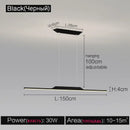 DecorBites™ Black Line Chandelier: Elegant Salon Design, Luxury Lighting for Home and Restaurant