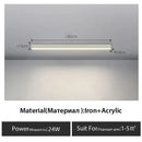 DecorBites™ Black Linear LED Ceiling Lamp for Living Room, Aisle, Dining Room