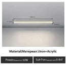 DecorBites™ Black Linear LED Ceiling Lamp for Living Room, Aisle, Dining Room