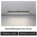 DecorBites™ Black Linear LED Ceiling Lamp for Living Room, Aisle, Dining Room