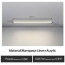 DecorBites™ Black Linear LED Ceiling Light for Aisle, Bedroom, Dining, Living Room – Minimalist Design
