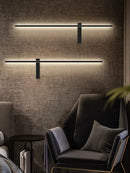 DecorBites™ Black Long Strip Wall Lamp - Modern Minimalist Bedroom Living Room TV Wall Light