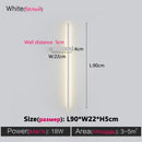 DecorBites™ Black Long Strip Wall Lamp - Modern Minimalist Bedroom Living Room TV Wall Light