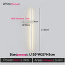 DecorBites™ Black Long Strip Wall Lamp - Modern Minimalist Bedroom Living Room TV Wall Light