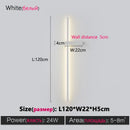 DecorBites™ Black Long Strip Wall Lamp - Modern Minimalist Bedroom Living Room TV Wall Light