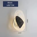 DecorBites™ Black Luxury LED Wall Light for Bedroom Living Room Sconce Lighting