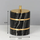 DecorBites™ Black Marble Bathroom Accessories Set