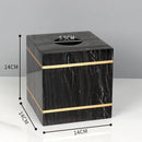 DecorBites™ Black Marble Bathroom Accessories Set
