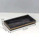 DecorBites™ Black Marble Bathroom Accessories Set